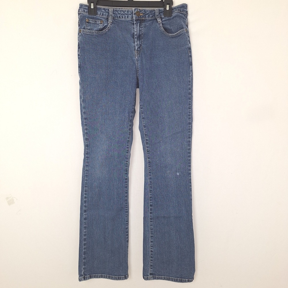 Y2K Denim Jeans Grunge Cato Premium Size 8 Straight Leg Medium Wash Blue